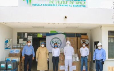 Gecelca apoya el Sur de Córdoba y la Guajira con alimentos y dotación hospitalaria