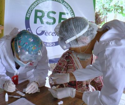 Gecelca dona mil pruebas rápidas para la detección del covid-19 en Puerto Libertador